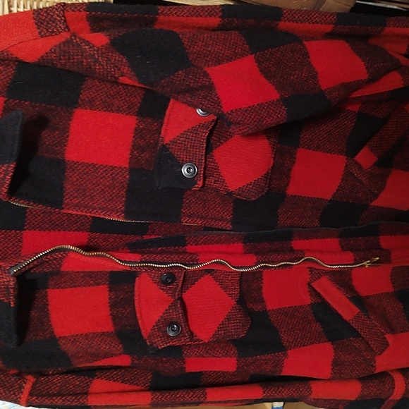 100% Wool Plaid Hunting Jacket - Picture 5 of 8